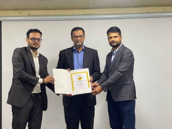 ORIC–IoBM Manager Participates as Industry Expert and Project Evaluator at Student Project Exhibition Organized by Indus University